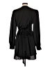 Express 100% Polyester Solid Black Casual Dress Size L - photo 2