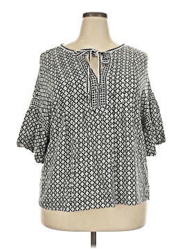 Max Studio 3/4 Sleeve Blouse (view 1)