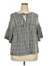 Max Studio Gray 3/4 Sleeve Blouse Size 2X - photo 1