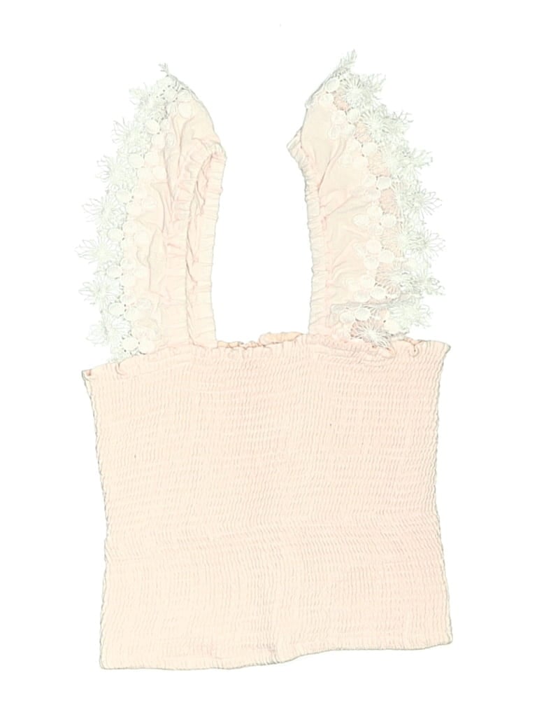 Pre-owned Peixoto Kids' Tank Top Pink Halter Neckline Tops