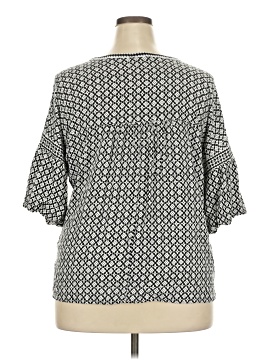Max Studio 3/4 Sleeve Blouse (view 2)