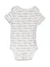 Cloud Island Print White Short Sleeve Onesie Size 6-9 mo - photo 1