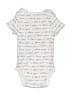 Cloud Island Print White Short Sleeve Onesie Size 6-9 mo - photo 2