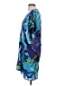Trina Turk 100% Silk Print Blue Cocktail Dress Size 0 - photo 5