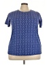 Woman Within Blue Short Sleeve Top Size 22 (1X) - photo 1