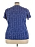 Woman Within Blue Short Sleeve Top Size 22 (1X) - photo 2