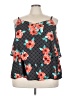 Torrid 100% Polyester Black Sleeveless Blouse Size 3X Plus (3) - photo 1