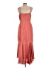 Express 100% Polyester Orange Cocktail Dress Size L - photo 2