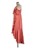 Express 100% Polyester Orange Cocktail Dress Size L - photo 5