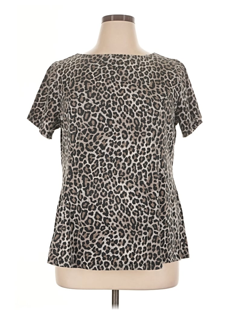 Pre-owned D&co. Short Sleeve T-shirt In Brown
