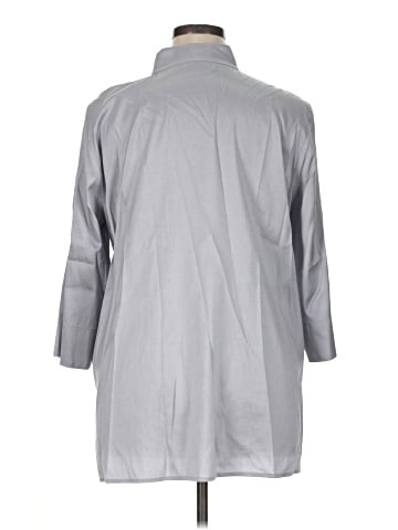 Eileen Fisher 3/4 Sleeve Silk Top (view 2)