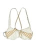 Shade & Shore Checkered-gingham Tan Swimsuit Top Size S - photo 2