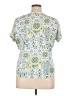 Fresh Green Short Sleeve Blouse Size XL - photo 2