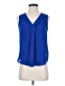 Banana Republic 100% Polyester Blue Sleeveless Blouse Size XS - photo 1