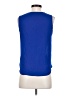 Banana Republic 100% Polyester Blue Sleeveless Blouse Size XS - photo 2