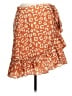 Hutch 100% Polyester Animal Print Orange Casual Skirt Size L - photo 1