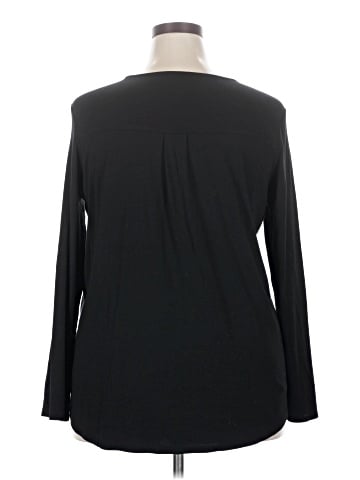 Joan Vass 3/4 Sleeve T-Shirt (view 2)