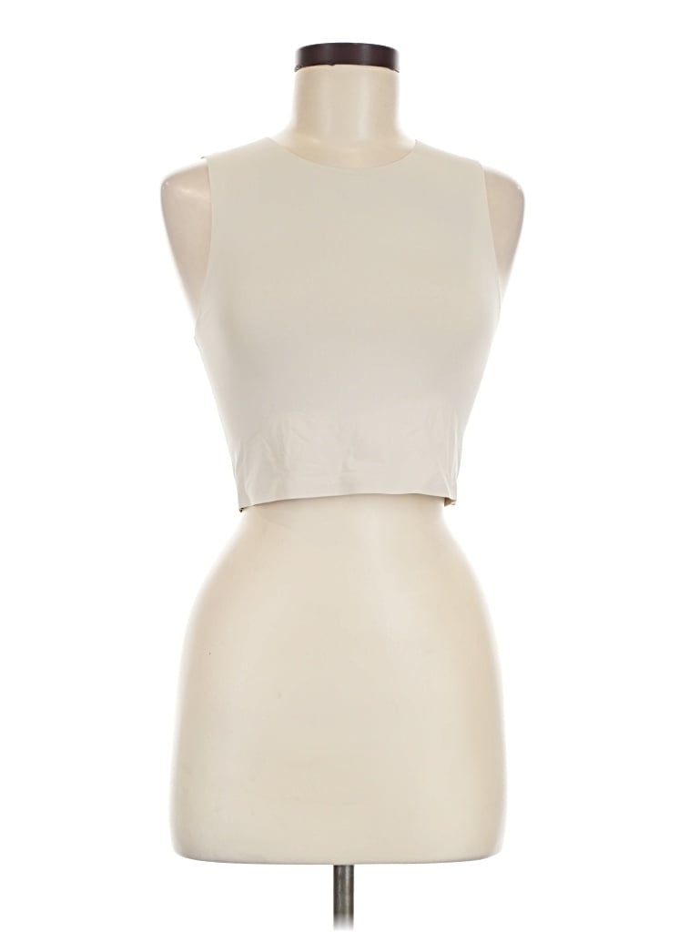 Pre-owned Assorted Brands Tank Top Ivory Strapless Neckline Tops