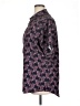 7 Diamonds Paisley Burgundy Short Sleeve Blouse Size XL - photo 5