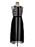 Design History 100% Polyester Graphic Black Cocktail Dress Size L - photo 1