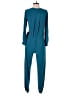 Best Cody Color Block Teal Jumpsuit Size L - photo 2