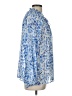 H&M 100% Polyester Blue Long Sleeve Blouse Size L - photo 4