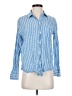 Rails Stripes Blue Long Sleeve Button-Down Shirt Size S - photo 1