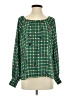 CAbi 100% Polyester Green Long Sleeve Blouse Size S - photo 1