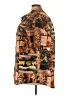 Shein Print Brown Short Sleeve Blouse Size 4XL - photo 5
