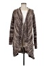 Sun & Shadow 100% Acrylic Brown Cardigan Size M - photo 1
