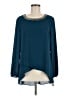Alfani 100% Polyester Teal Long Sleeve Blouse Size 8 - photo 1