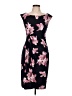 Connected Apparel Floral Black Cocktail Dress Size 10 - photo 1