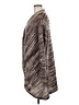 Sun & Shadow 100% Acrylic Brown Cardigan Size M - photo 5