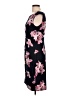 Connected Apparel Floral Black Cocktail Dress Size 10 - photo 5
