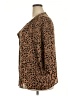 Covington 100% Polyester Animal Print Brown 3/4 Sleeve Blouse Size 2X - photo 5