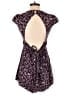 Kimchi Blue 100% Rayon Floral Purple Romper Size S - photo 2