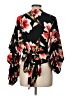impulsive 100% Polyester Black 3/4 Sleeve Blouse Size L - photo 2