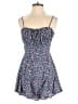 Francesca's 100% Polyester Hearts Blue Romper Size S - photo 1