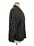 Gap 100% Rayon Stripes Black 3/4 Sleeve Button-Down Shirt Size XL - photo 4