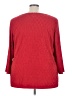 Covington 100% Polyester Red 3/4 Sleeve Top Size 24 - 26 - photo 2