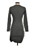 Express Solid Gray Casual Dress Size S - photo 2