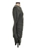 Express Solid Gray Casual Dress Size S - photo 4