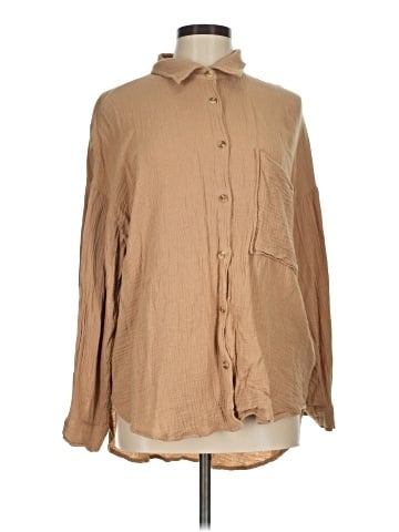 Altar'd State Long Sleeve Button-Down Shirt (view 1)
