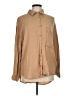 Altar'd State 100% Cotton Solid Tan Long Sleeve Button-Down Shirt Size M - photo 1