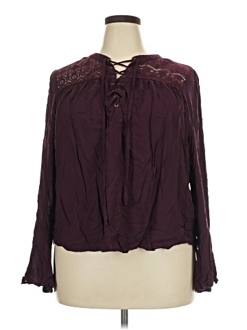 No Boundaries Long Sleeve Blouse (view 1)