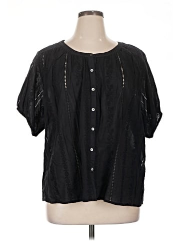 Lucky Brand Short Sleeve Blouse (view 1)