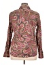 Chaps 100% Cotton Paisley Brown Long Sleeve Button-Down Shirt Size XL - photo 2