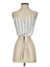 Illa Illa 100% Rayon Silver Sleeveless Top Size S - photo 1