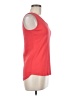 Talbots 100% Pima Cotton Red Sleeveless Top Size M - photo 4
