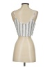 Illa Illa 100% Rayon Silver Sleeveless Top Size S - photo 2
